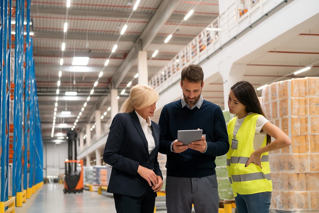 Warehouse Team busy