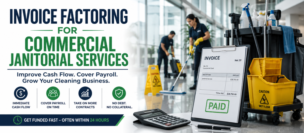 Invoice Factoring for Janitorial Servics